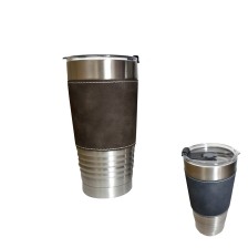 20oz Double Wall Stainless Steel Coffee Mugs with Lid&Holster